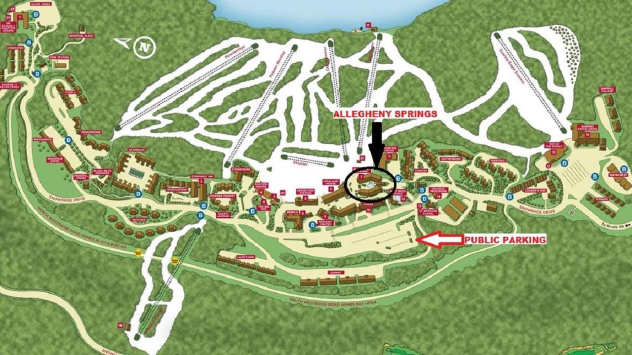 Dunmore Allegheny Spg - Cozy Condo Ski From Our Patio المظهر الخارجي الصورة